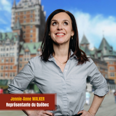 Jennie-Anne Walker représentante du Quebec