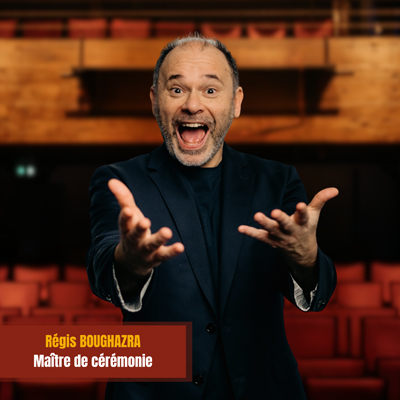 Régis Boughazra mâitre de cérémonie